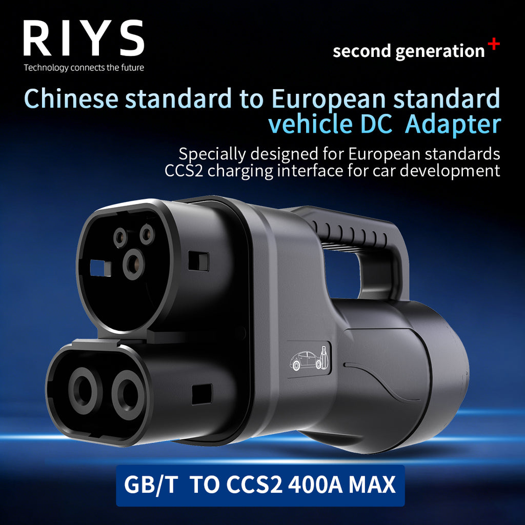 RIYS GBT TO CCS2 Adaptor DC 400A Max for EV Cars
