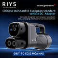 RIYS GBT TO CCS2 Adaptor DC 400A Max for EV Cars