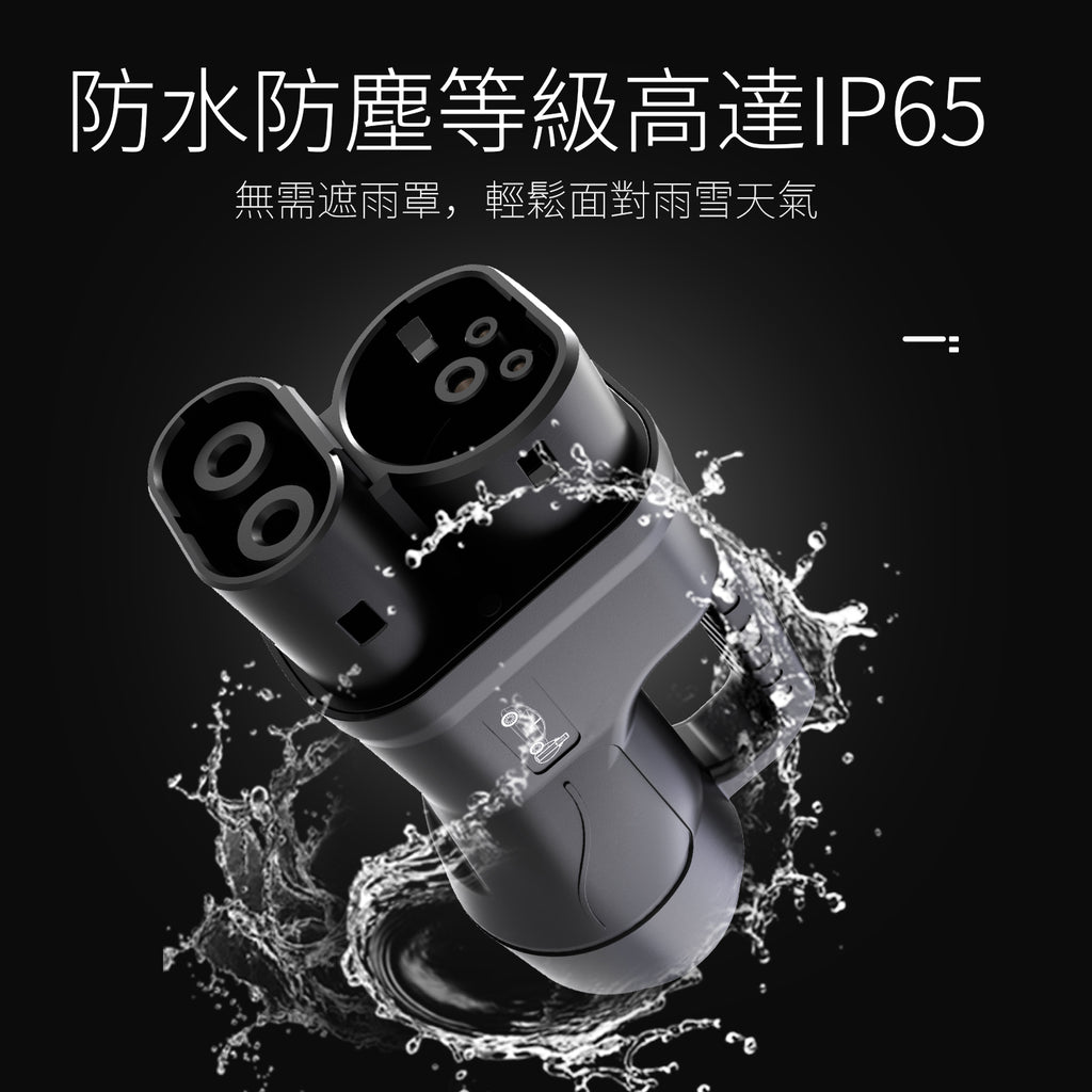 港車北上快充轉換器GBT轉CCS2快充轉換頭400A