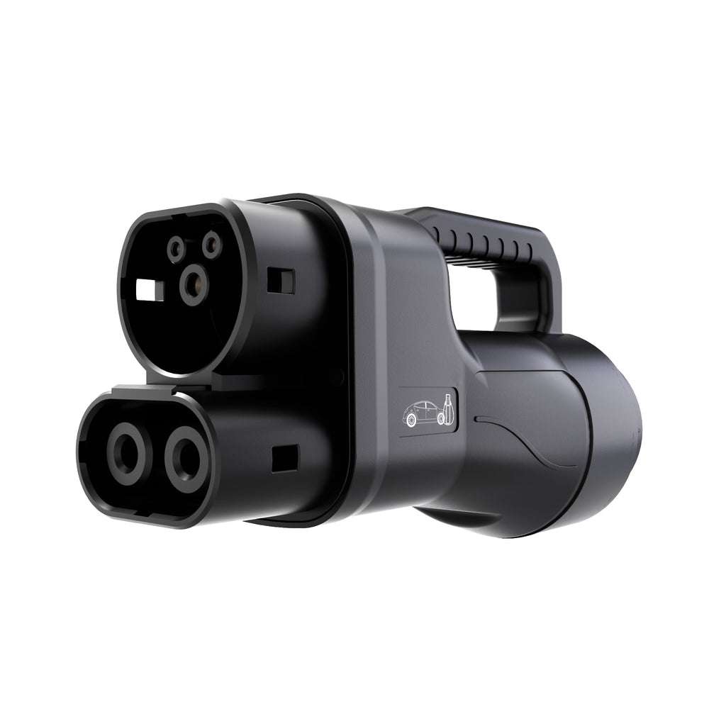 港車北上快充轉換器GBT轉CCS2快充轉換頭400A