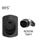 Type 2 EV Charger Holder, Stylish, IEC62196-2, Charging Cable Organizer, Plug Holder, Slim Wallbox, EV Charger, Supports Type 2