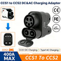 RIYS CCS1‑CCS2 Adapter 400A Max AC Type1‑Type2 for GEELY EX5 2026