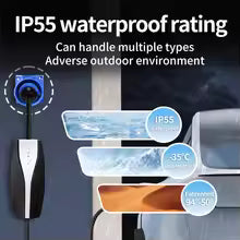 Pour TS-NACS 3 Broches Bleu CEE Adaptateur Pour Placements Modèle S,3,X,Y Isabel 2 EV Chargeur Extension Connecteur 240V Sortie