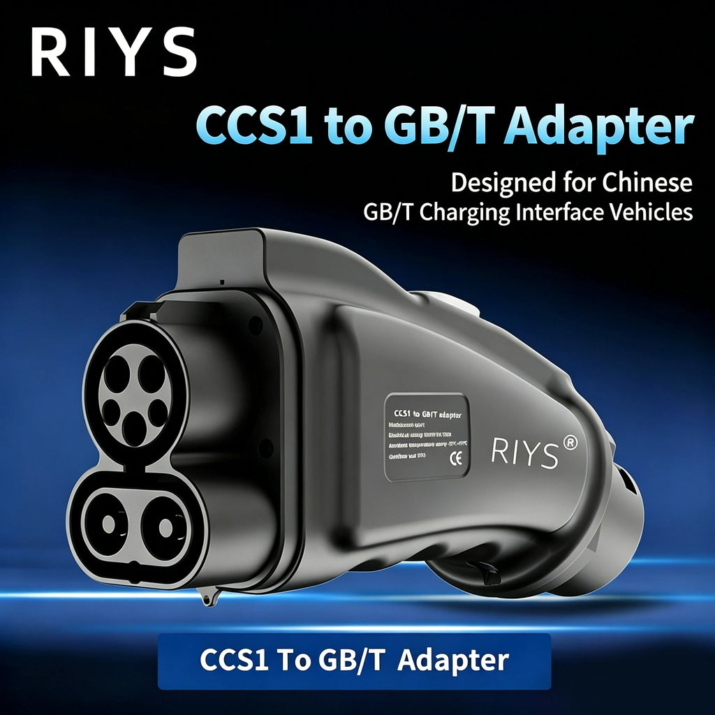 RIYS CCS1‑GB/T DC Adapter for BYD & Geely Chinese EV Cars